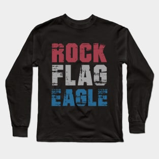 Rock Flag Eagle Long Sleeve T-Shirt